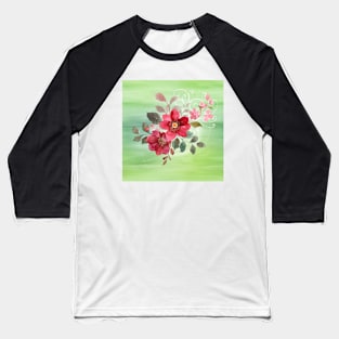 Flower Burst Baseball T-Shirt